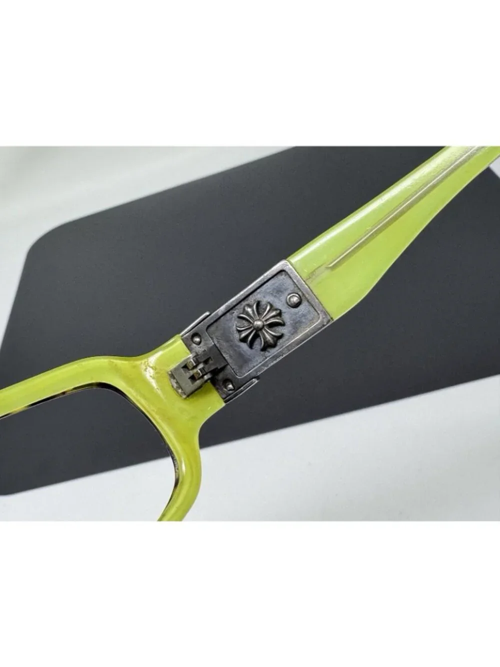 Vintage Chrome Hearts FIX Tortoise Green Sunglasses Japan FRAMES ONLY